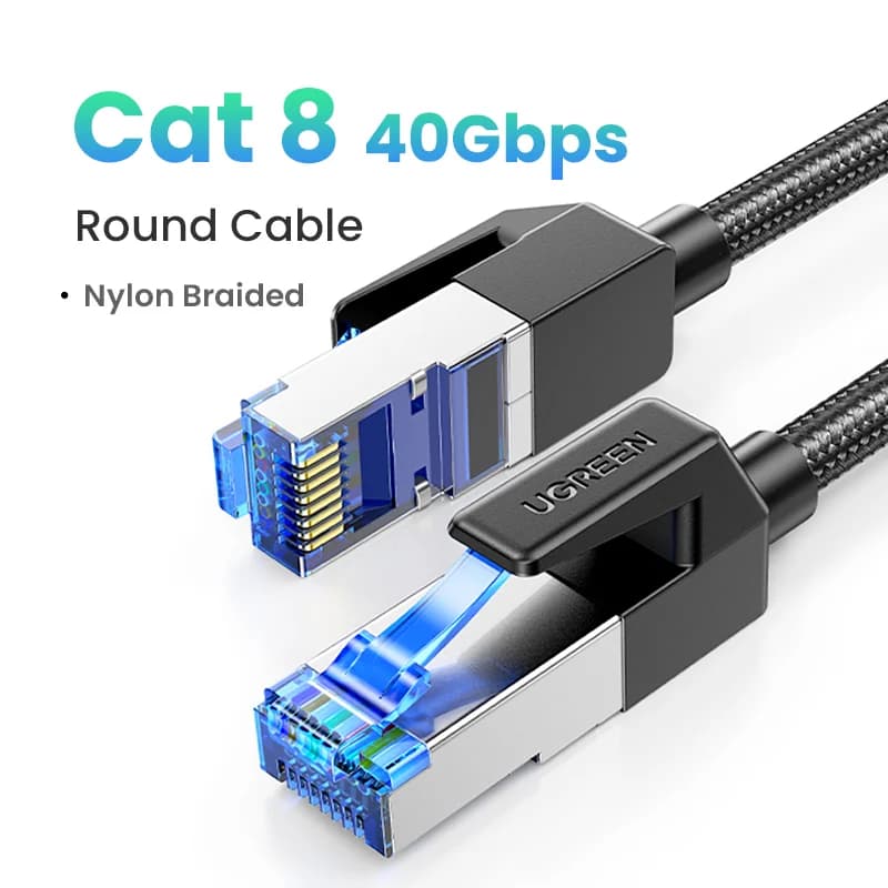 Καλώδιο Ethernet Cat8, Πλεχτό LAN 40Gbps