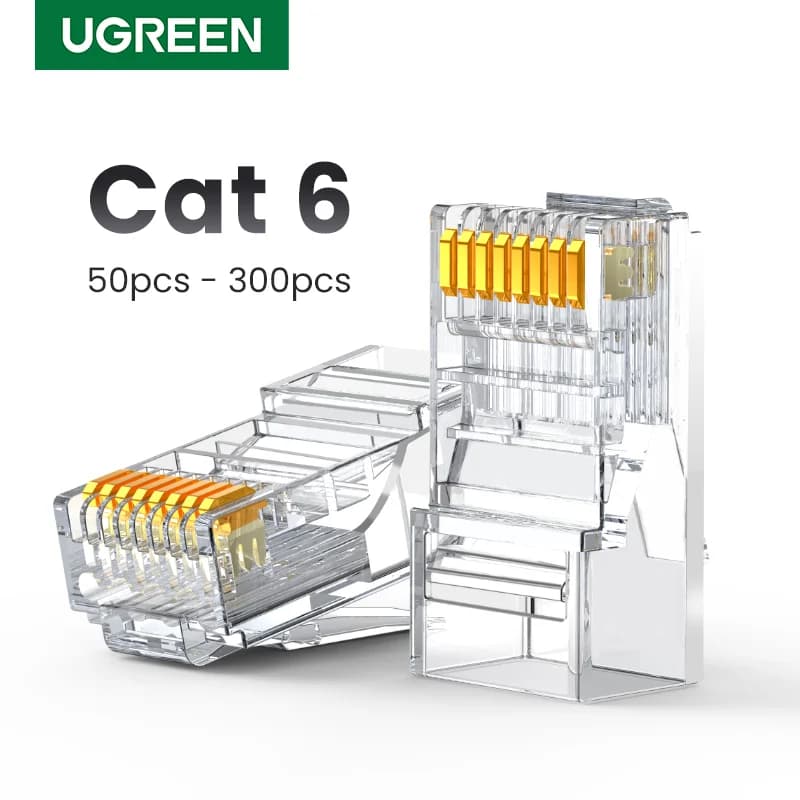 Συνδετήρες Δικτύου Ethernet Cat6 RJ45