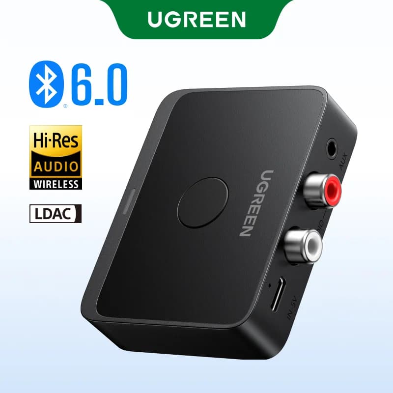 Δέκτης Ήχου Bluetooth 6.0, με υποδοχές 3.5mm και RCA