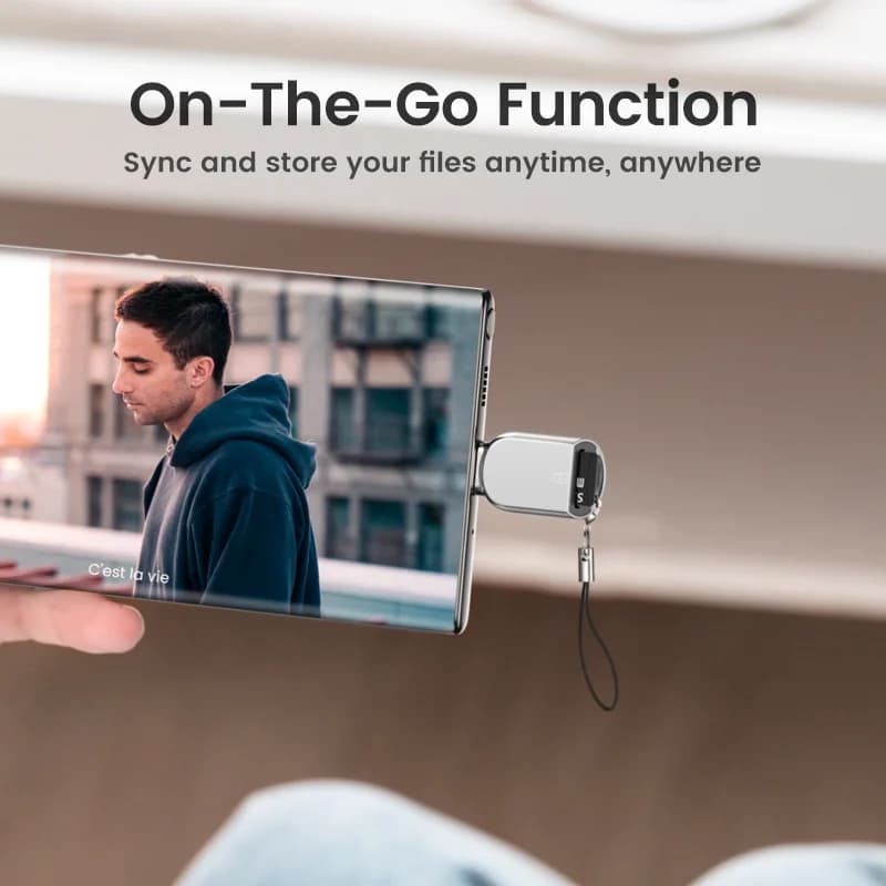 Αναγνώστης καρτών Micro SD σε USB-C, USB 3.0 OTG