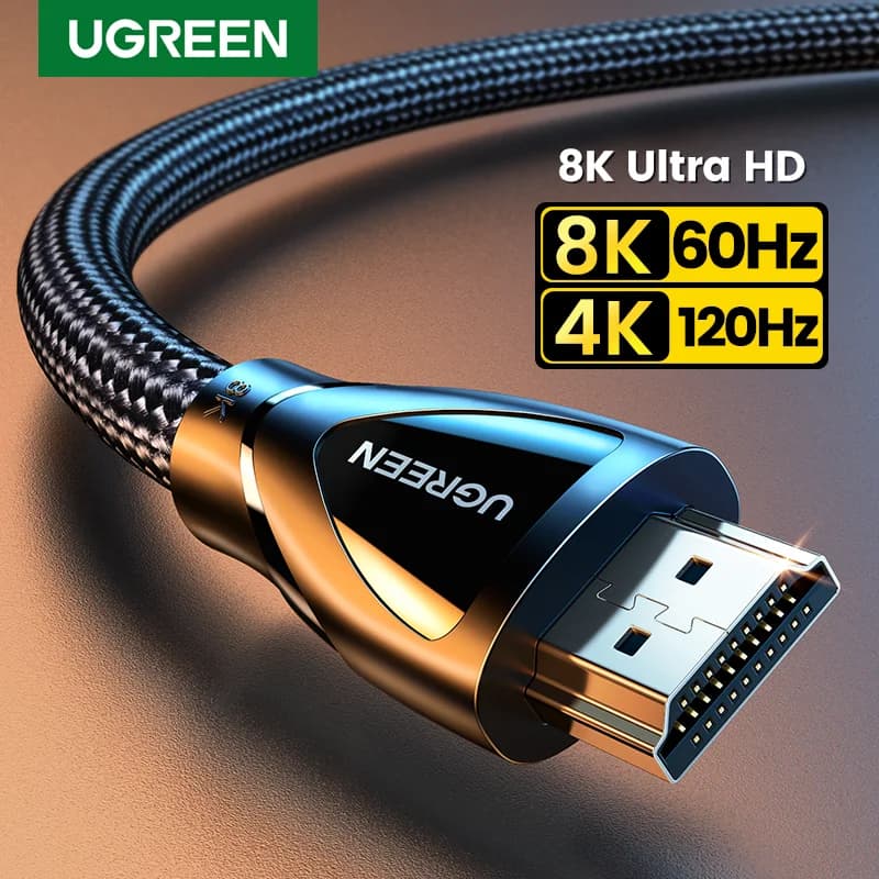 Καλώδιο HDMI 2.1, Υποστήριξη 8K 60Hz και 4K 120Hz
