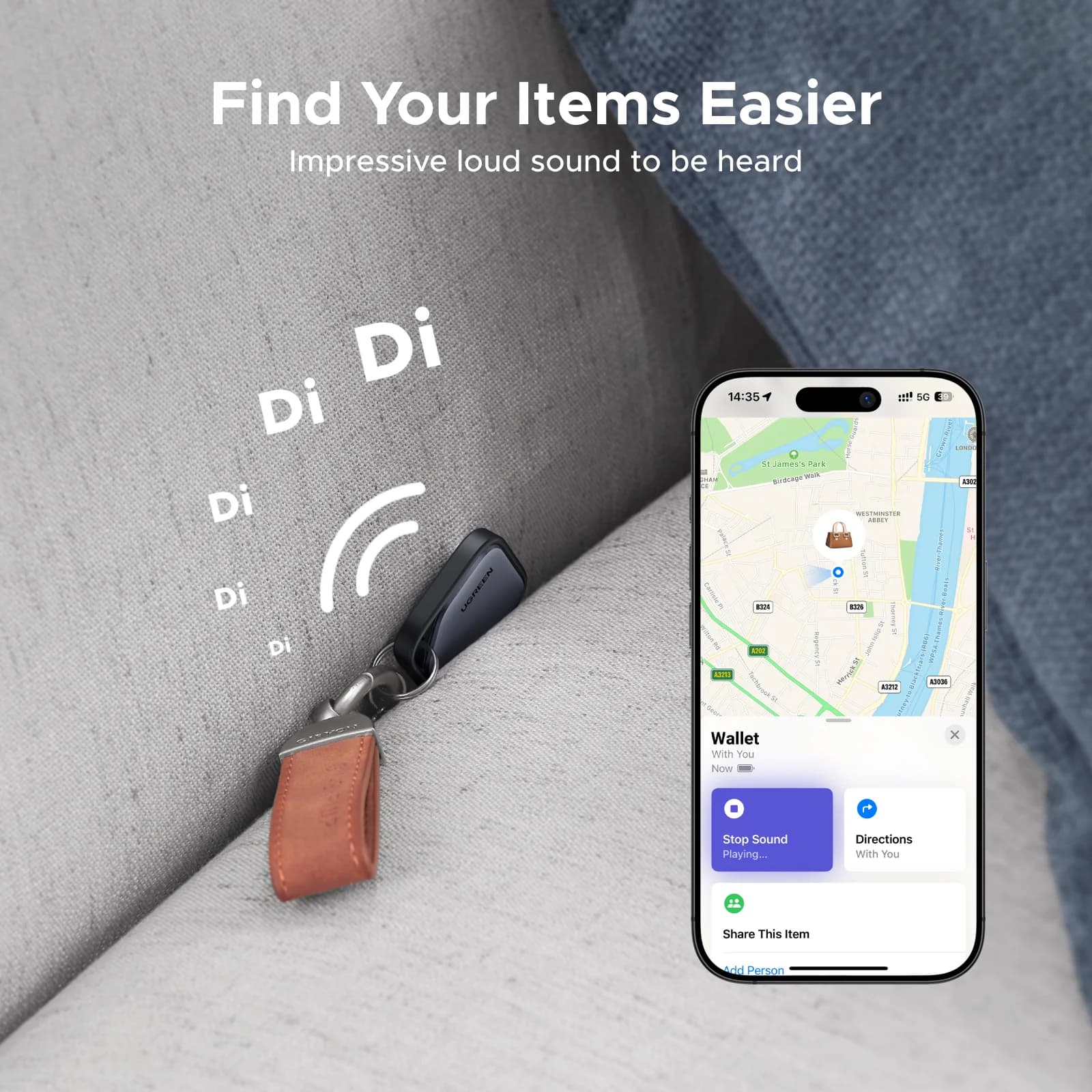 Έξυπνος Εντοπιστής Bluetooth για iOS Find My
