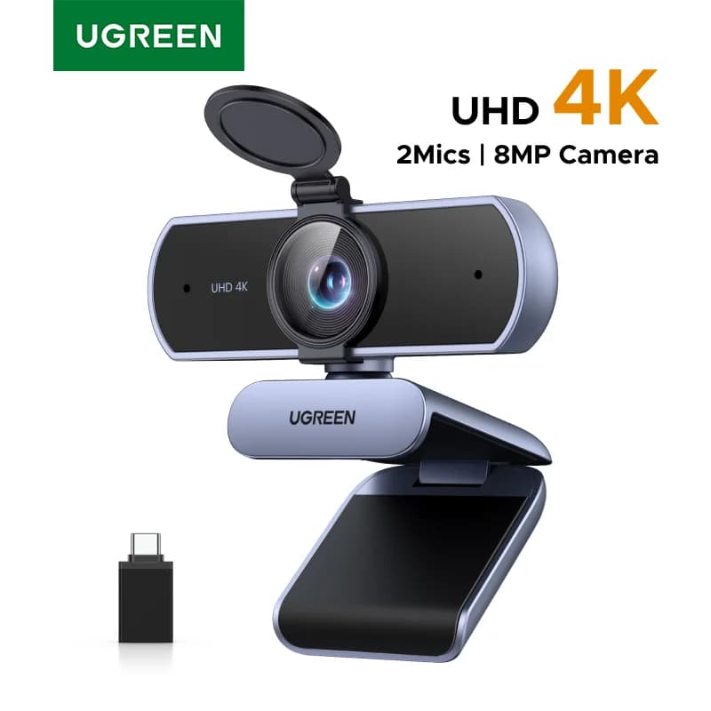 Διαδικτυακή Κάμερα 4K, 8MP, Αυτόματη Εστίαση, Διπλά Μικρόφωνα