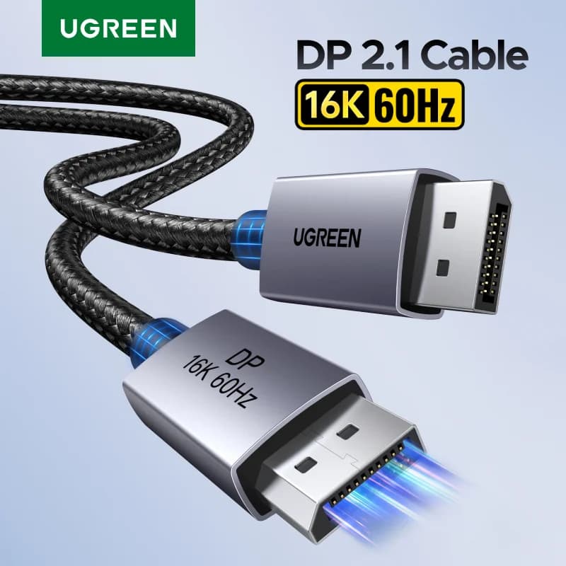 Καλώδιο DisplayPort 2.1, Υποστήριξη Βίντεο 8K 60Hz HDR