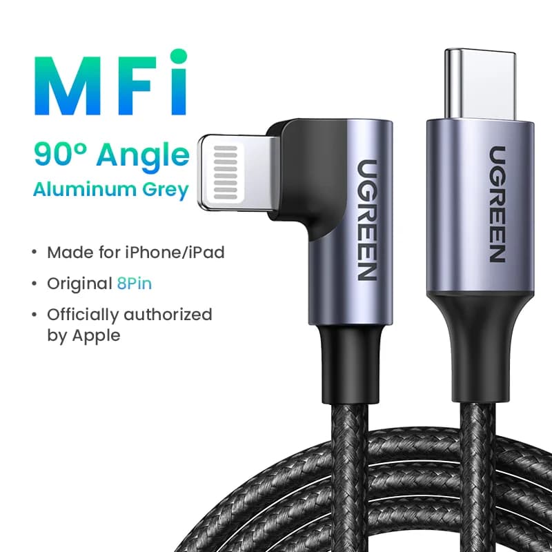 Καλώ USB-C σε Lightning, 20W PD, MFi