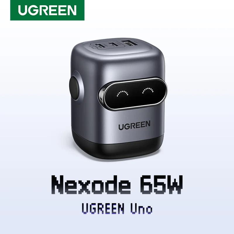 Φορτιστής 65W GaN USB-C PD, Πρίζα ΗΠΑ