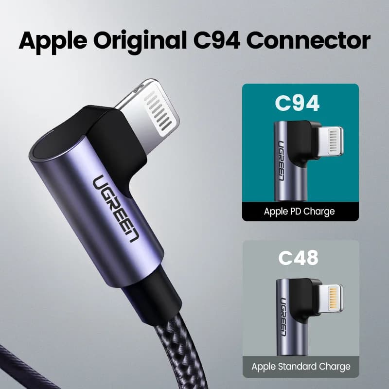 Καλώδιο USB-C σε Lightning Πιστοποιημένο MFi, PD 20W