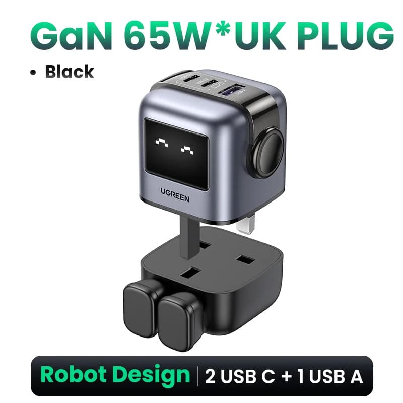 Γρήγορος Φορτιστής GaN USB-C 65W με PPS