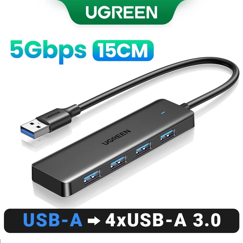 Hub USB 3.0 & USB-C 4 Θυρών